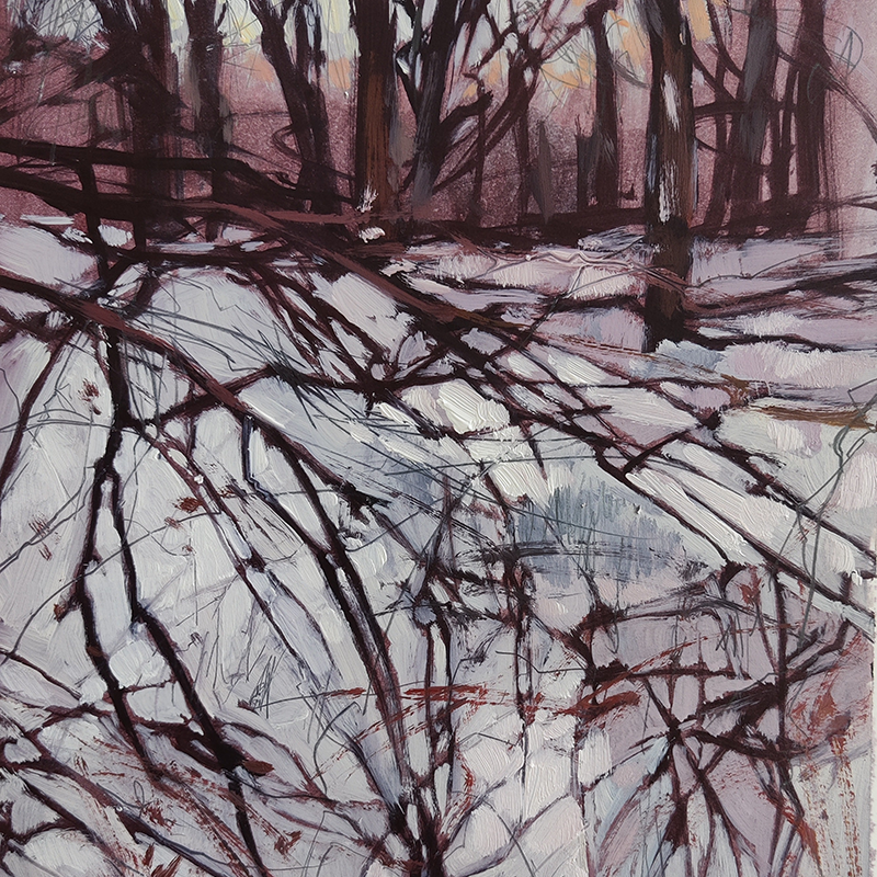 North East Landscape Artisit Lockdown, Late Snow
